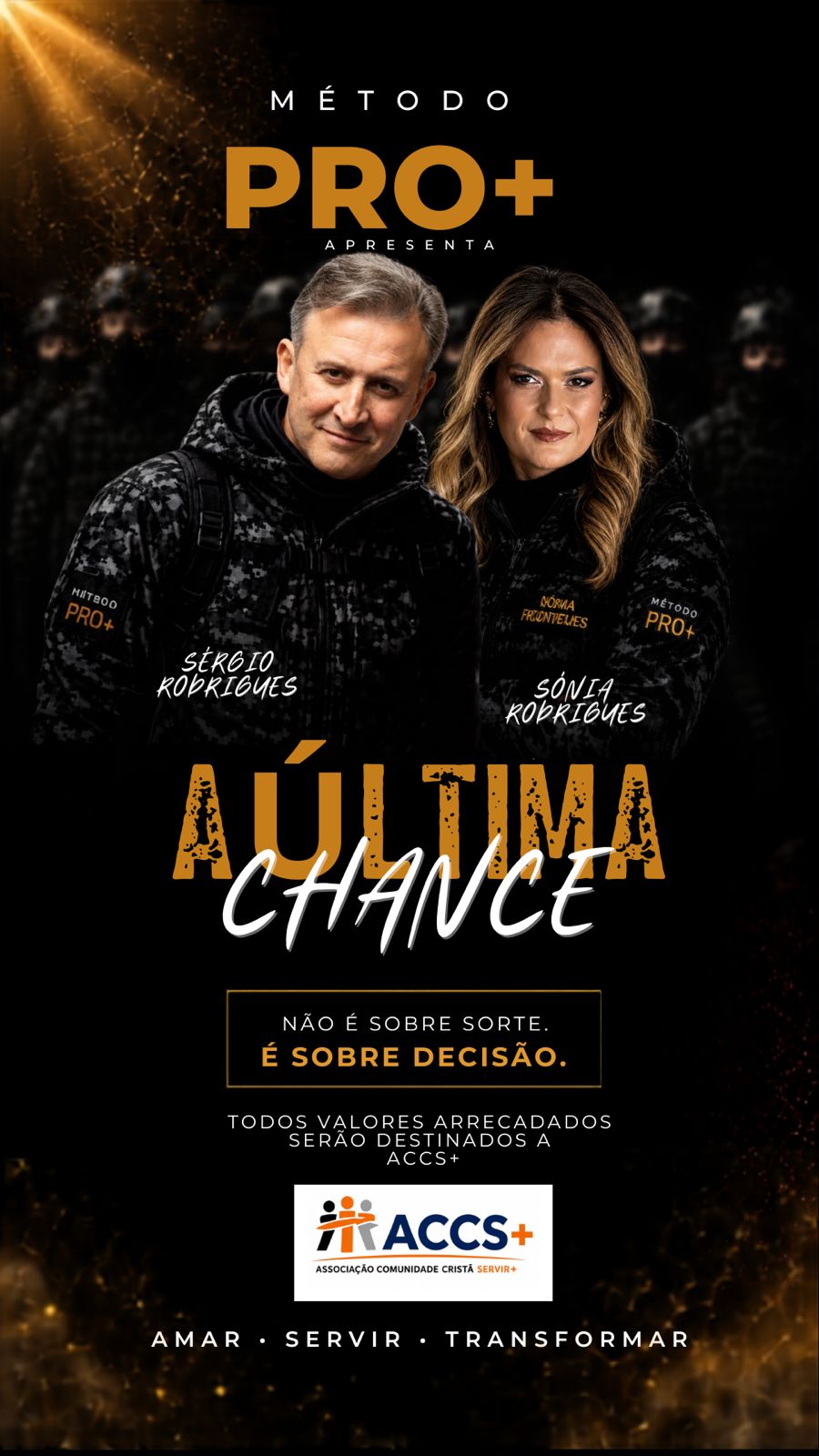 Cartaz oficial do evento Do Zero ao Topo com Sérgio Rodrigues e Sónia Rodrigues